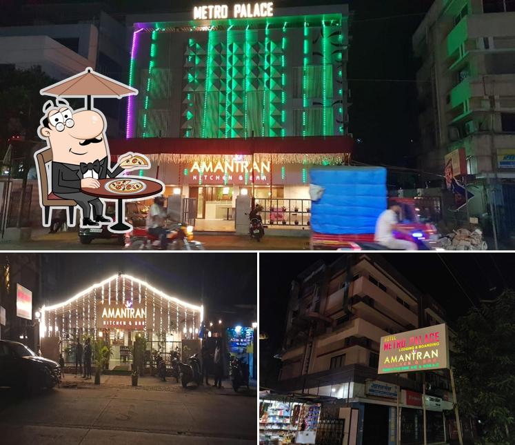 The exterior of Amantran - Kitchen & Bar