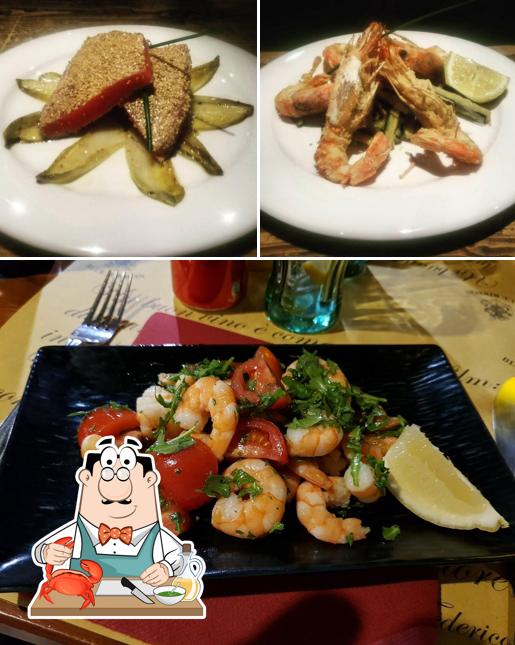 Prova la cucina di mare a Blue Ribbon Hotel, Ristorante e Pizzeria