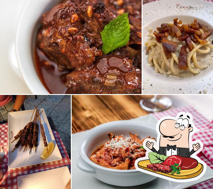 Ordina i piatti di carne a Cacio & Pepe - cucina romana