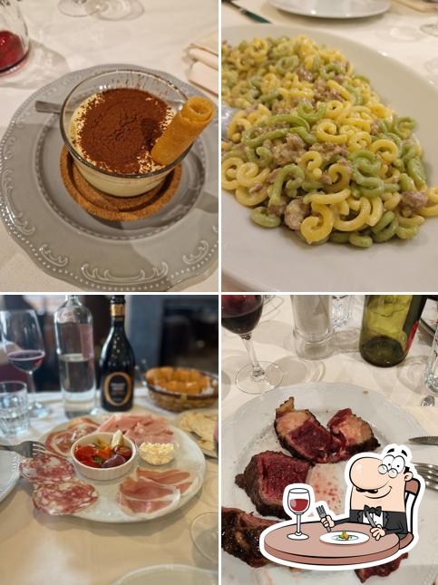 Cibo al Trattoria Dal Bolognes