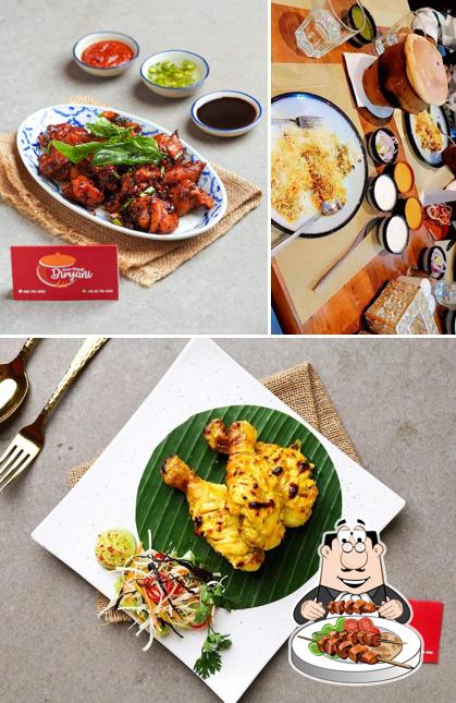 The picture of food and interior at Dum Handi Biryani