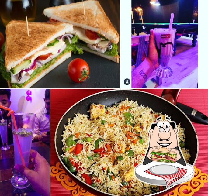 Club sandwich at Gangstar cafe