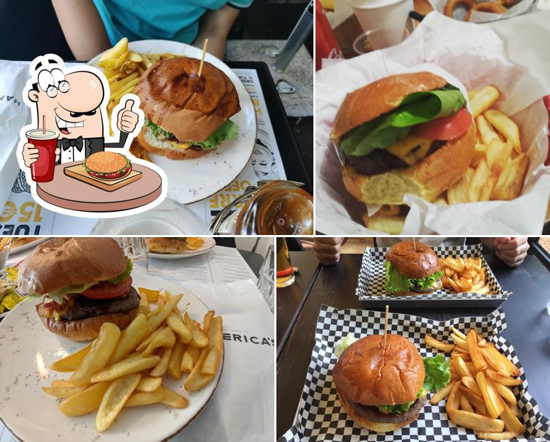 Gustati uno dei tipi di hamburger proposti a Hamerica's