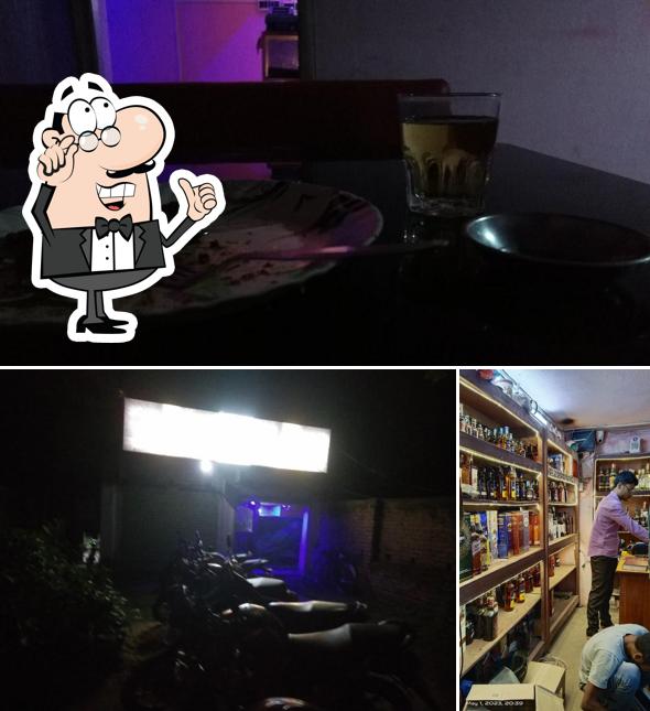 The interior of MAA RAKSHA KALI BAR CUM RESTAURANT &FL & CS COUNTER