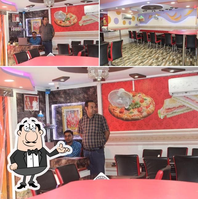 The interior of Shree Brindavan Cafe