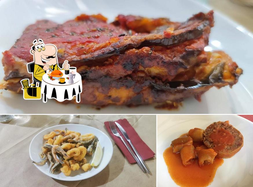 Platti al Trattoria La Roccia