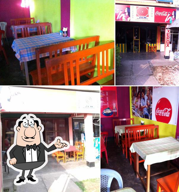 The interior of SIN LOUNGE