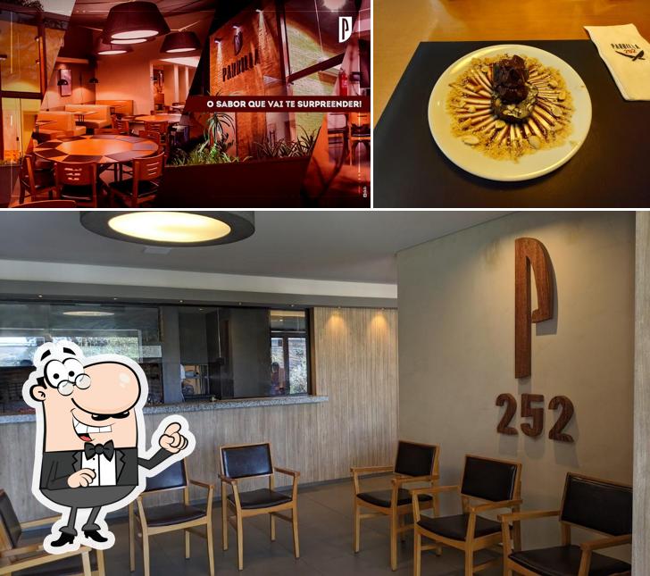 O interior do Parrilla 252