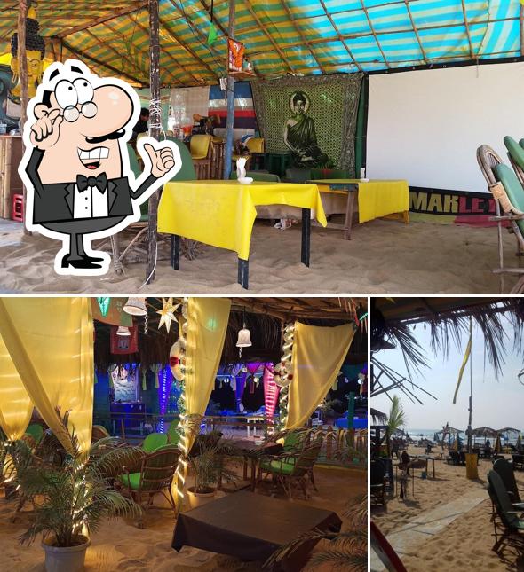 The interior of Buddha Bar Beach Shack