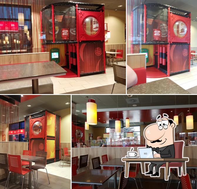 L'intérieur de Burger King