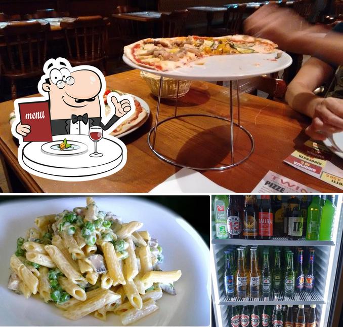 La immagine della cibo e birra di Green Pub