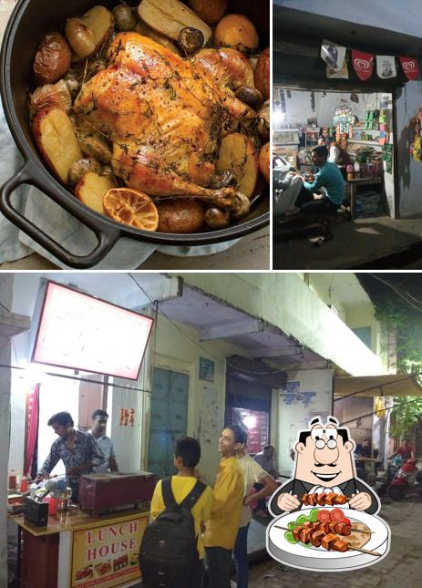 Among different things one can find food and exterior at Lunch House