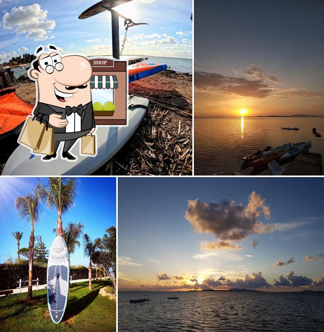 Guarda gli esterni di JAMAKITE -school & rentals windsurf kitesurf sup wing foil canoe BEACH BAR stagnone sicilia NAISH CENTER