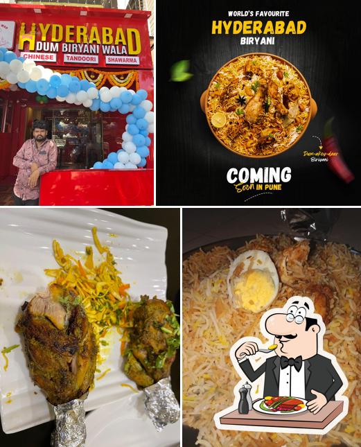 Meals at Hyderabad Dum Biryani Wala