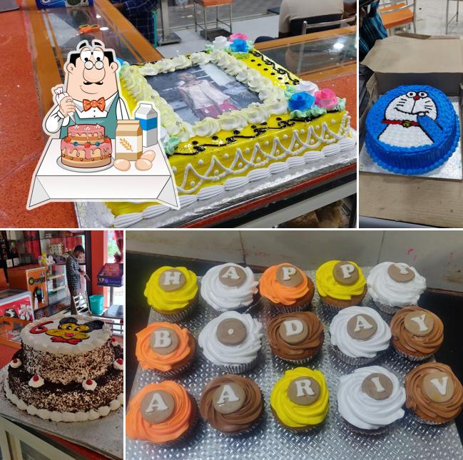 Look at the photo of Orange bakers