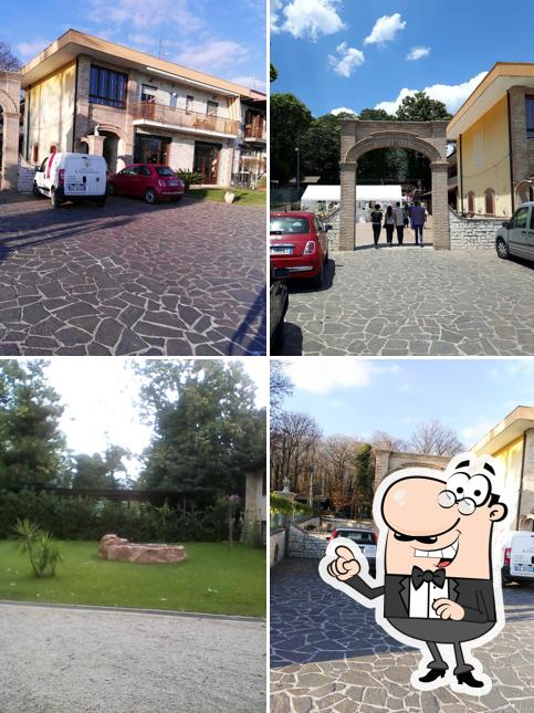 Goditi la vista dall'area esterna di Ristorante Il Castagneto