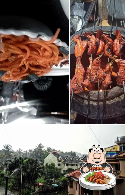 The photo of food and exterior at Shree Fast Food Take Away