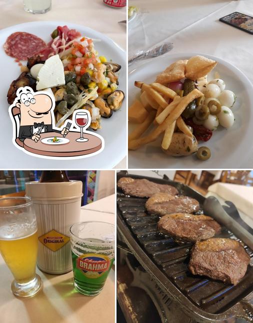 Platos en Choupana a Rainha das Batidas