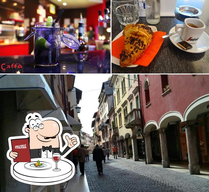 Questa è la foto che presenta la cibo e esterno di Caffè Nuovo