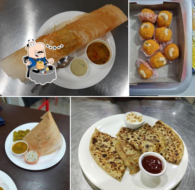 Meals at Radha's sweets and snacks Chaat of Vrindavan