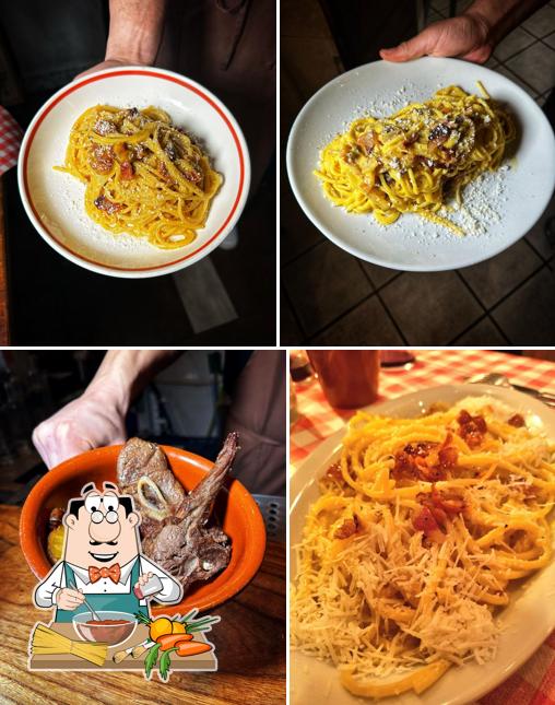 Spaghetti alla bolognese al ALBERTONE Fraschetta Romana Milano