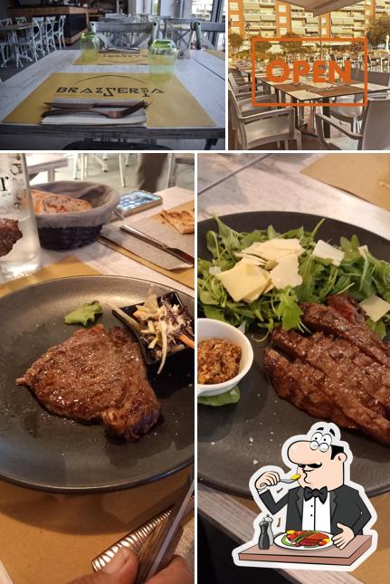 Questa è la foto che mostra la cibo e esterno di Brazzeria 31 - Pizzeria e Brasserie a Ventimiglia