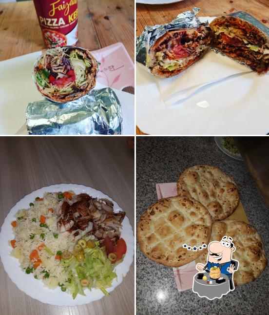Panino con maiale stirato al Faizaan pizzeria e kebab