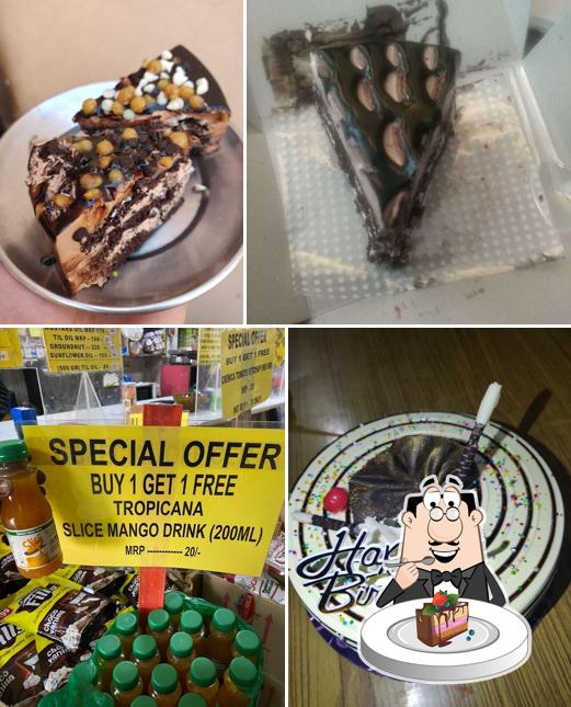 Chocolate cake at Kaushik Bakery