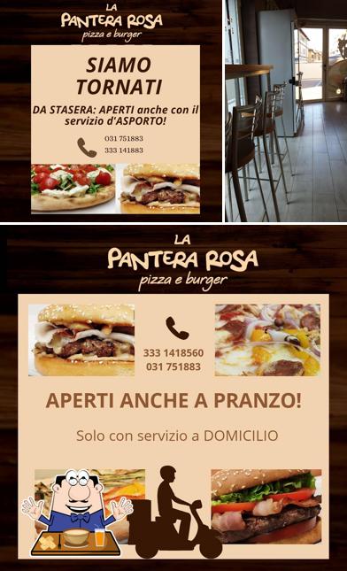 Cibo al La Pantera Rosa - pizza e burger