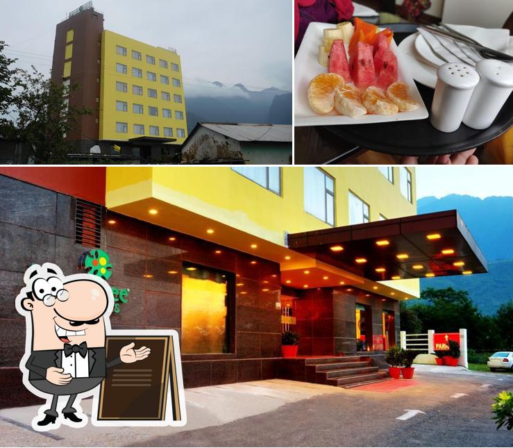 Take a look at the image showing exterior and food at Lemon Tree Hotel Katra