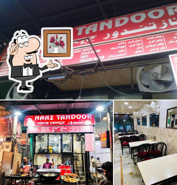 The interior of Naaz Tandoor