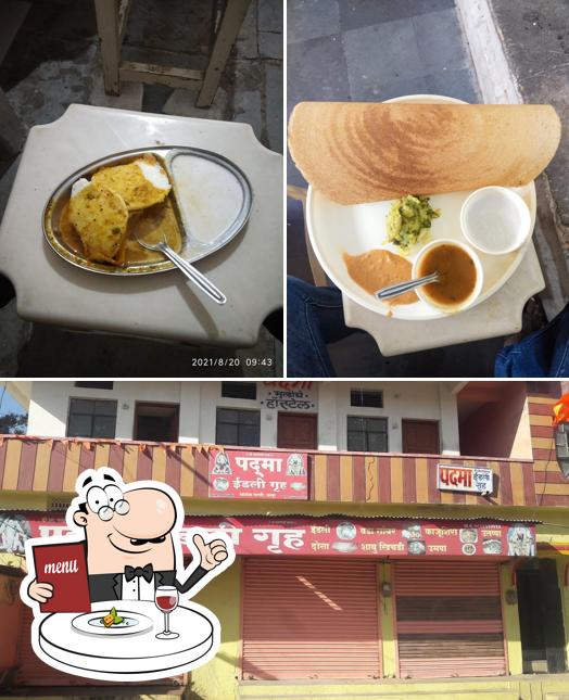 The image of Padma Idli Gruh’s food and exterior