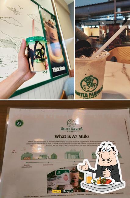 UNITED FARMERS CREAMERY is distinguished by food and interior