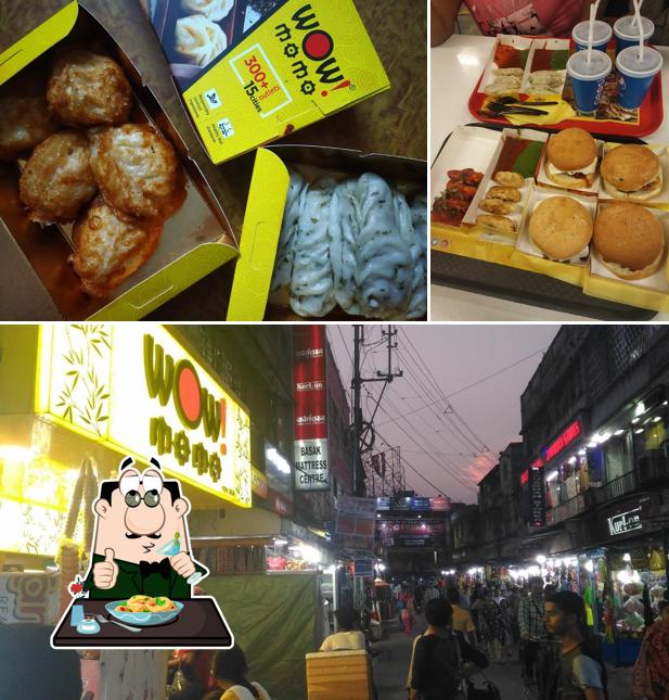 Among various things one can find food and exterior at Wow! Momo