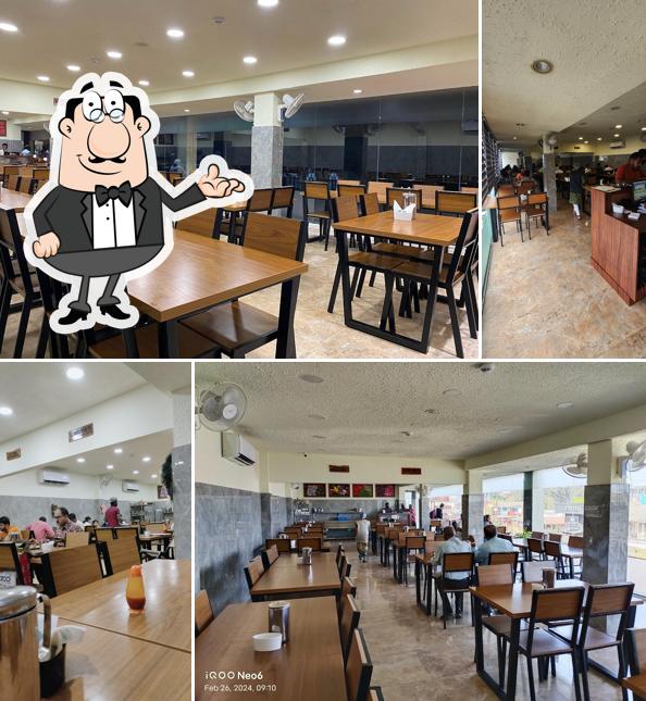 Check out how The Udupi Home - Pure Veg Restaurant Gudalur looks inside