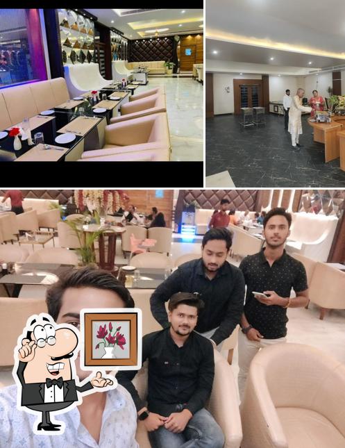 The interior of Triveni Restaurant II Restaurant in Ayodhya II Best Restaurant in Ayodhya