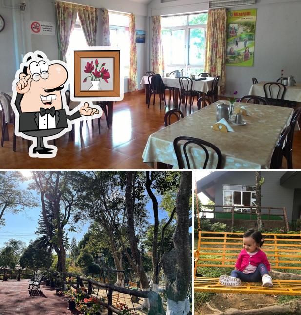 The interior of Beraw Tlang Restaurant