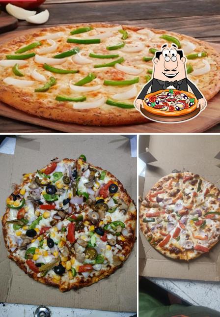 Pick pizza at Pizza Kingdom's