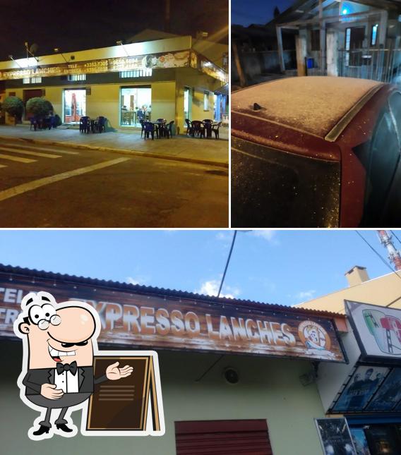 O exterior do Expresso Lanches