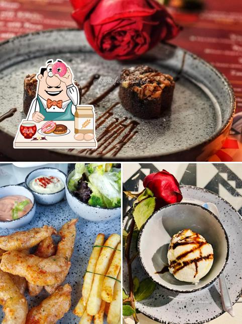 Hot Spring Kitchen and Lounge serves a selection of desserts