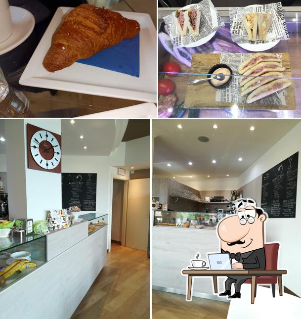 La foto della interni e cibo di Caffe' Lemene