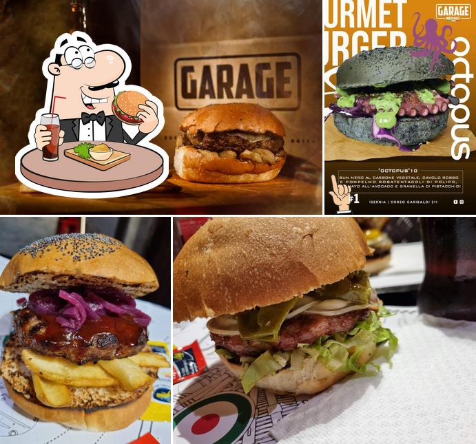 Gli hamburger di Garage Moto Kafè potranno incontrare i gusti di molti