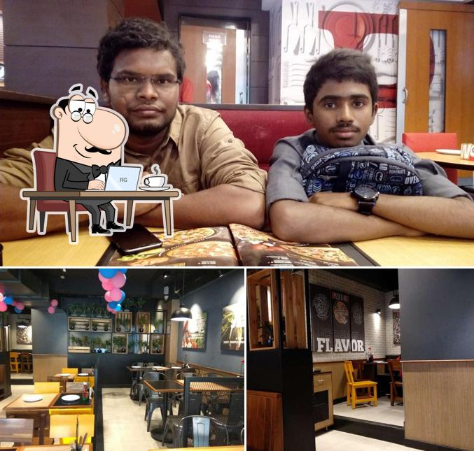 Check out how Pizza Hut Koramangla, Bangalore looks inside