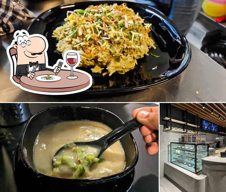 This is the photo depicting food and interior at Procafe