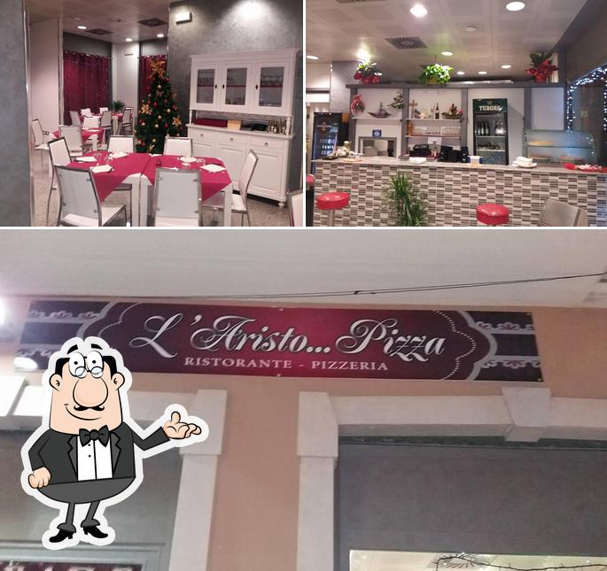 La interni e bevanda del ristorante La interni e bevanda del ristorante