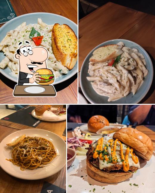 Hamburger at Cafficana Kozhikode