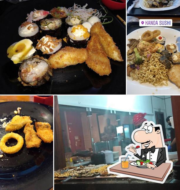 Comida em Kanoa sushi e Temakeria