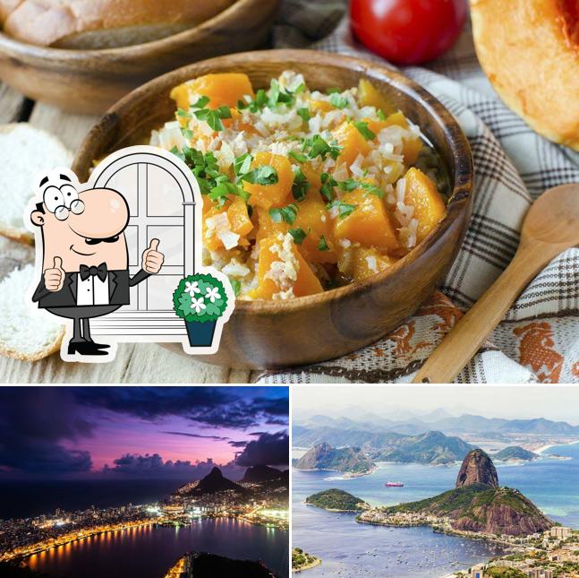 Tra le diverse cose da RISTORANTE BRASILIANO IPANEMA si possono trovare la esterno e cibo