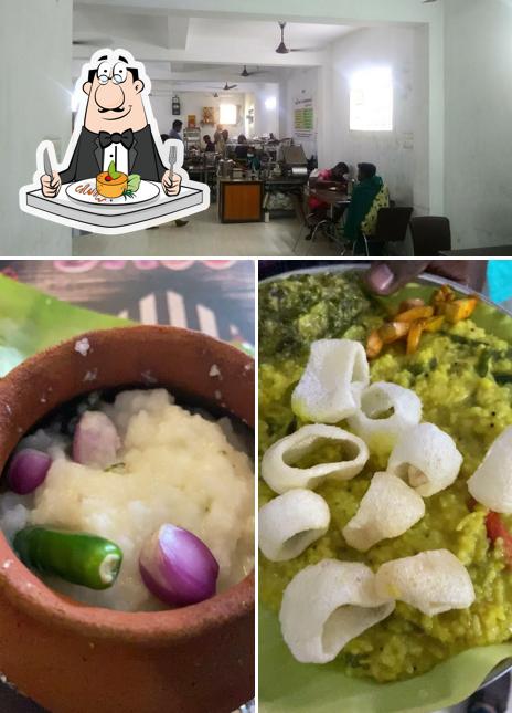 The image of food and interior at Surya mess kanchipuram