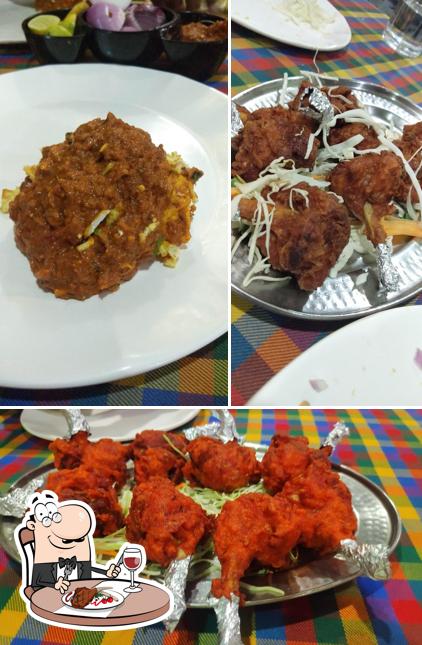 Meat dishes are offered by Shraddha Family Restaurant And Bar